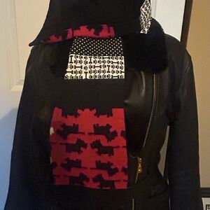 Scottie theme scarf and dog bandana